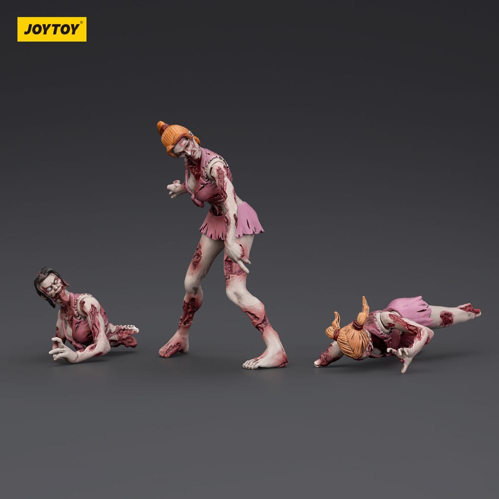 Zombie Dark Source Action Figures 3-Pack Cheer Leaders 8 cm - Image 4
