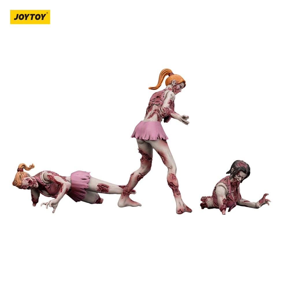 Zombie Dark Source Action Figures 3-Pack Cheer Leaders 8 cm - Image 7