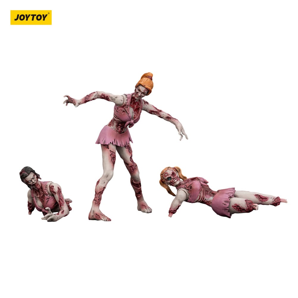 Zombie Dark Source Action Figures 3-Pack Cheer Leaders 8 cm - Image 10