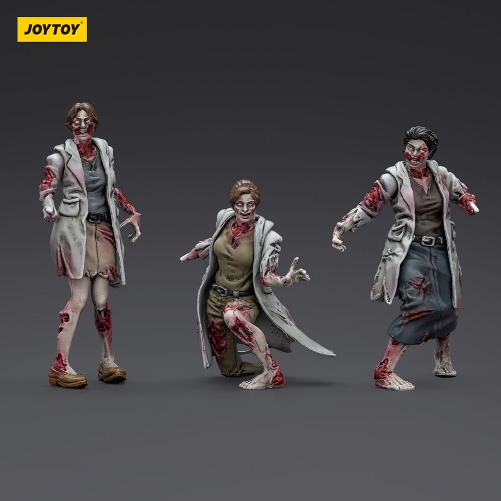 Zombie Dark Source Action Figures 3-Pack Medics 8 cm - Image 3