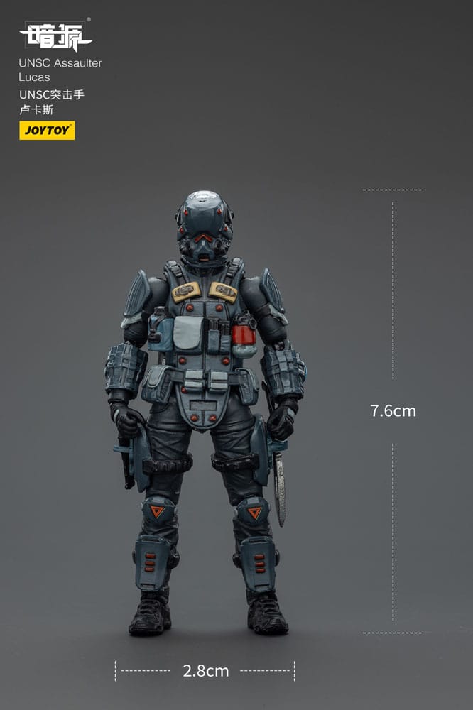 UNSC Dark Source Action Figur Assaulter Lucas 7 cm - Image 2