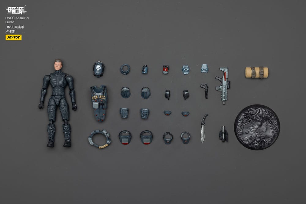 UNSC Dark Source Action Figur Assaulter Lucas 7 cm - Image 10