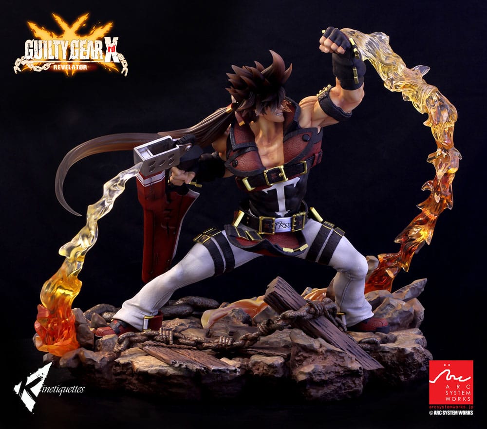 Guilty Gear Xrd Revelator Diorama Sol Badguy - The Bounty Hunter 26 cm - Image 2