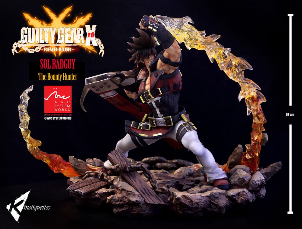 Guilty Gear Xrd Revelator Diorama Sol Badguy - The Bounty Hunter 26 cm - Image 5