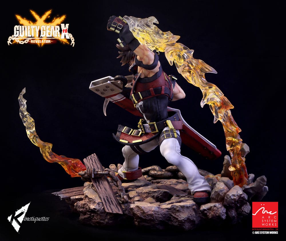 Guilty Gear Xrd Revelator Diorama Sol Badguy - The Bounty Hunter 26 cm - Image 6