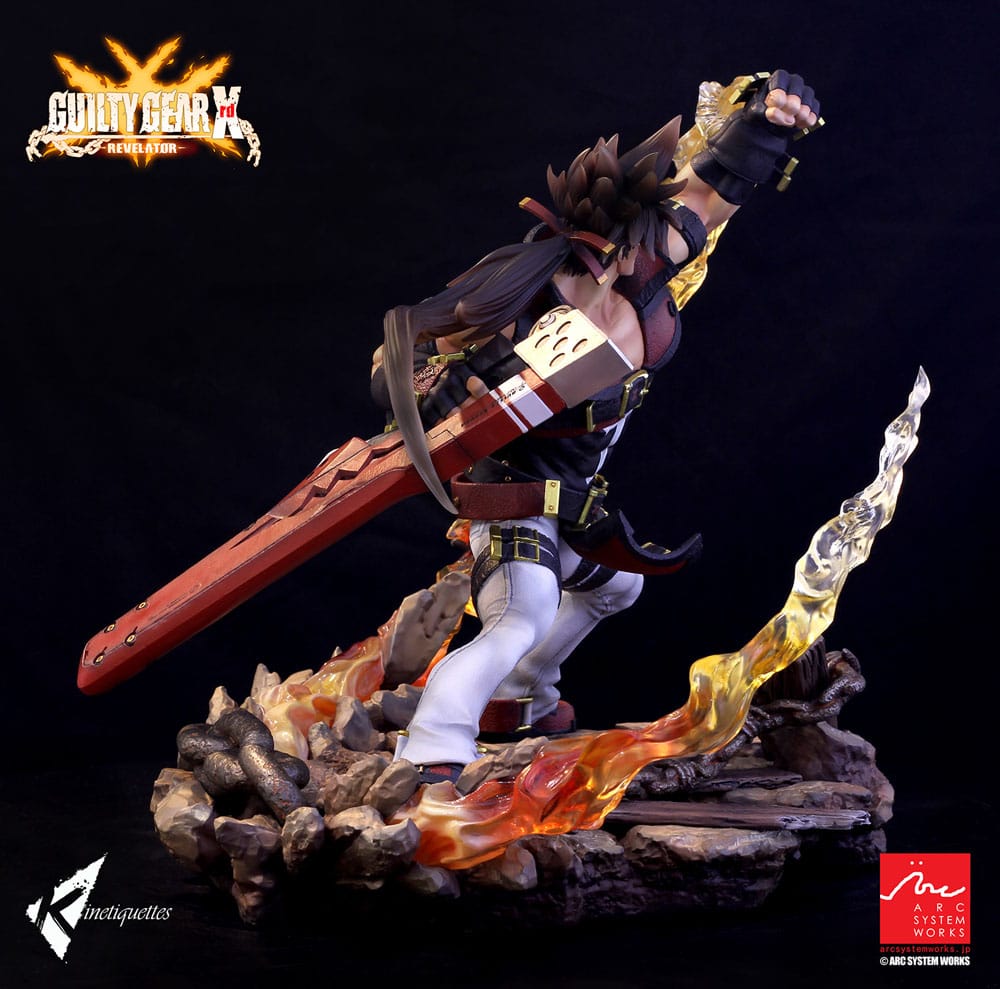 Guilty Gear Xrd Revelator Diorama Sol Badguy - The Bounty Hunter 26 cm - Image 11