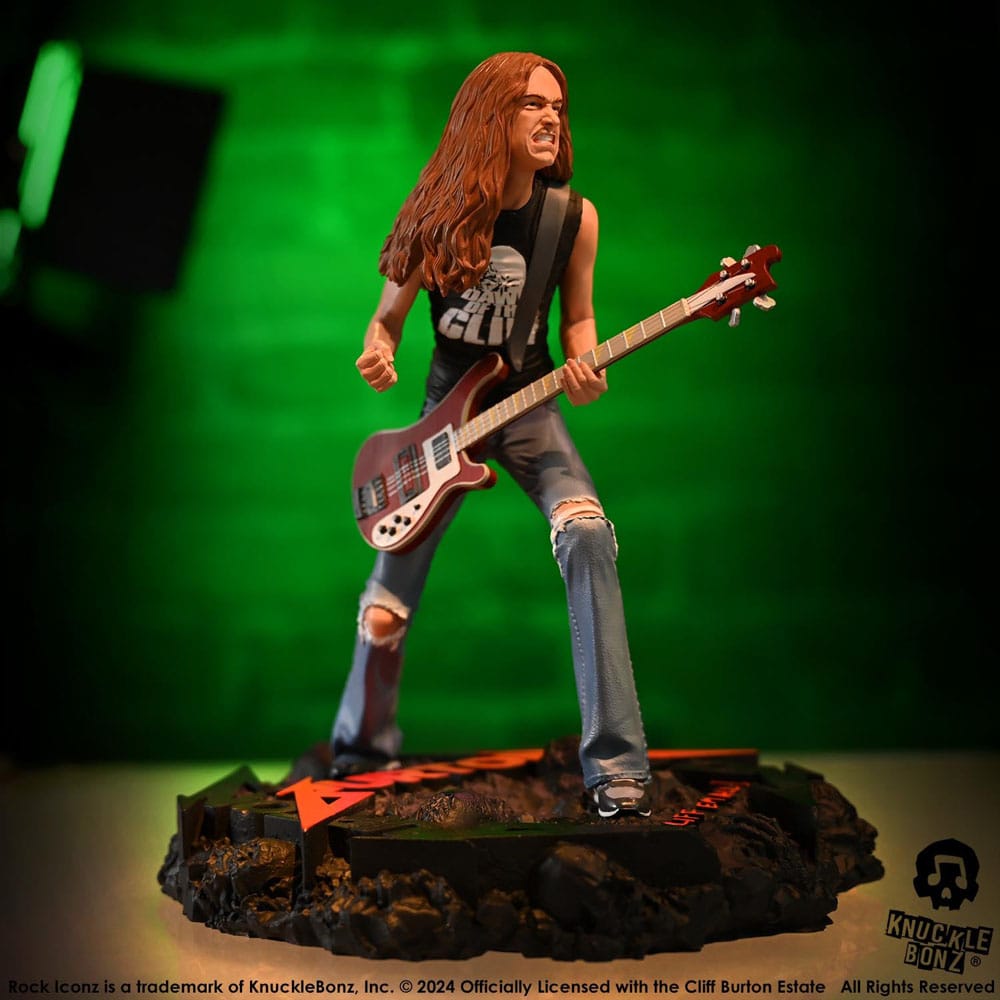 Metallica Rock Iconz Statue Cliff Burton II 22 cm - Image 5