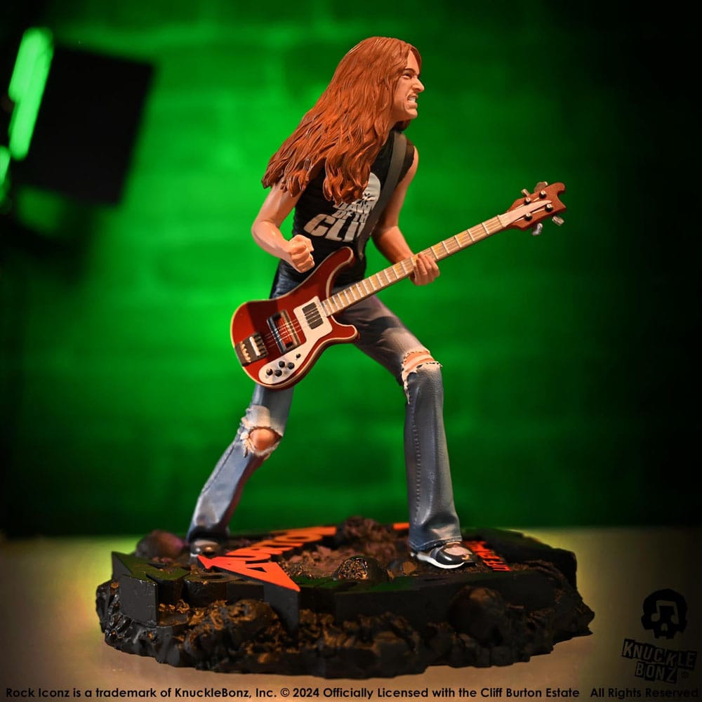 Metallica Rock Iconz Statue Cliff Burton II 22 cm - Image 6
