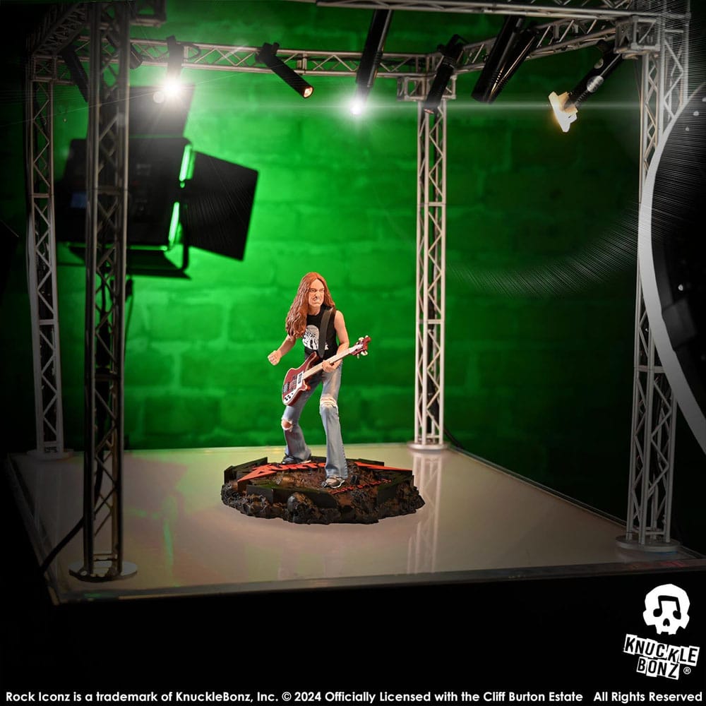 Metallica Rock Iconz Statue Cliff Burton II 22 cm - Image 11