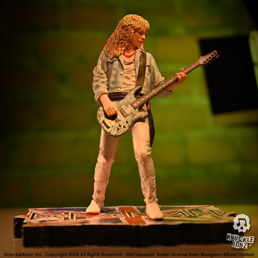 Def Leppard Rock Iconz Statue Rick Savage 24 cm - Image 10