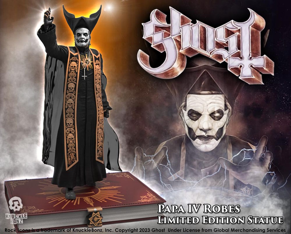 Ghost Rock Iconz Statue 1/9 Papa Emeritus IV (Black Robes) 22 cm - Image 2