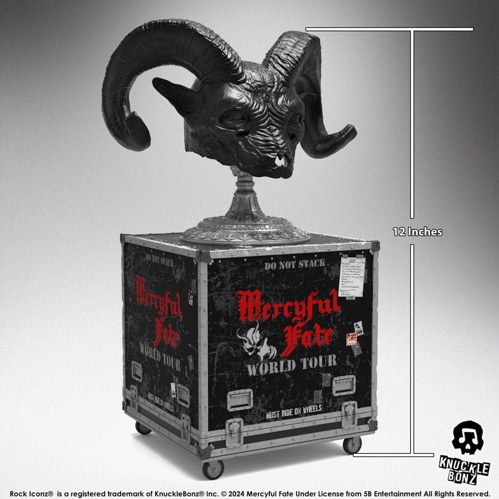 Mercyful Fate Rock Ikonz On Tour Road Case Statue & Stage Mask Set World Tour - Image 2
