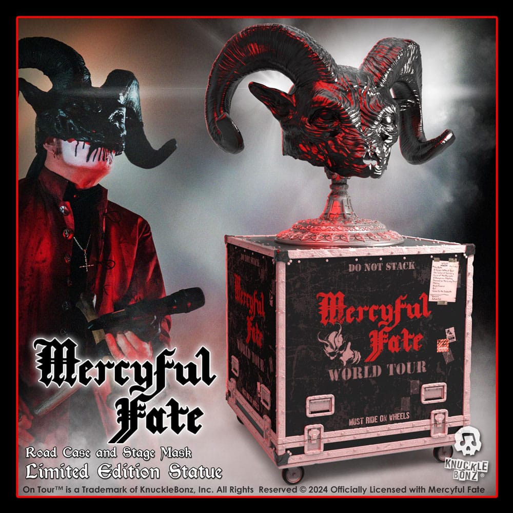 Mercyful Fate Rock Ikonz On Tour Road Case Statue & Stage Mask Set World Tour - Image 21