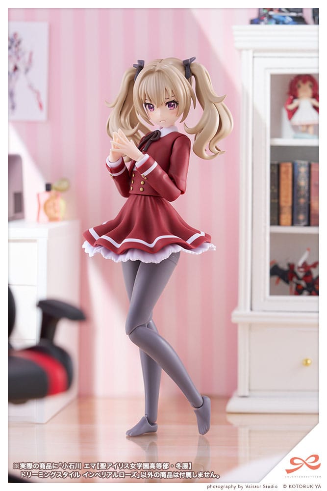 Sousai Shojo Teien Plastic Model Kit 1/10 Emma Koishikawa (St. Iris Gakuen Girl´s High School Winter Clothes) Dreaming Style Imperial Rose 14 cm - Image 2