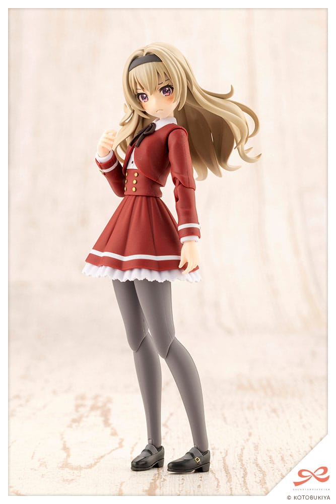 Sousai Shojo Teien Plastic Model Kit 1/10 Emma Koishikawa (St. Iris Gakuen Girl´s High School Winter Clothes) Dreaming Style Imperial Rose 14 cm - Image 6