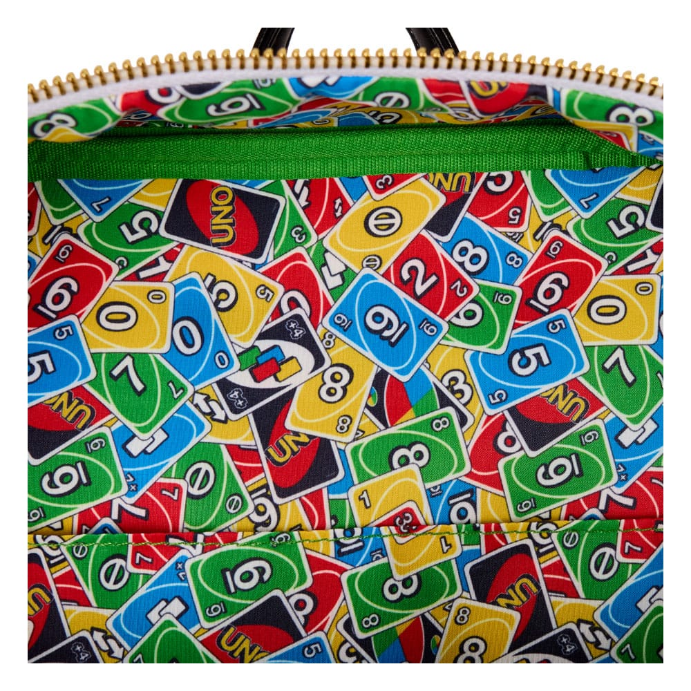 Mattel Classic by Loungefly Mini Backpack UNO Reverse Card - Image 4
