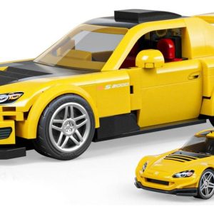 Hot Wheels Speed Series Mattel Brick Shop Building Set 1/32 '07 Honda S2000