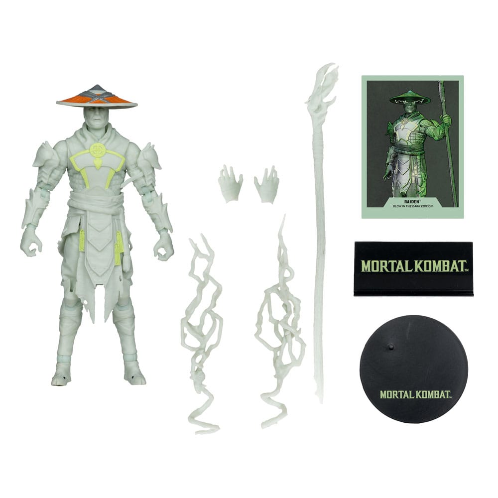 Mortal Kombat Action Figure Glow in the Dark Edition Raiden (Gold Label) 18 cm - Image 3