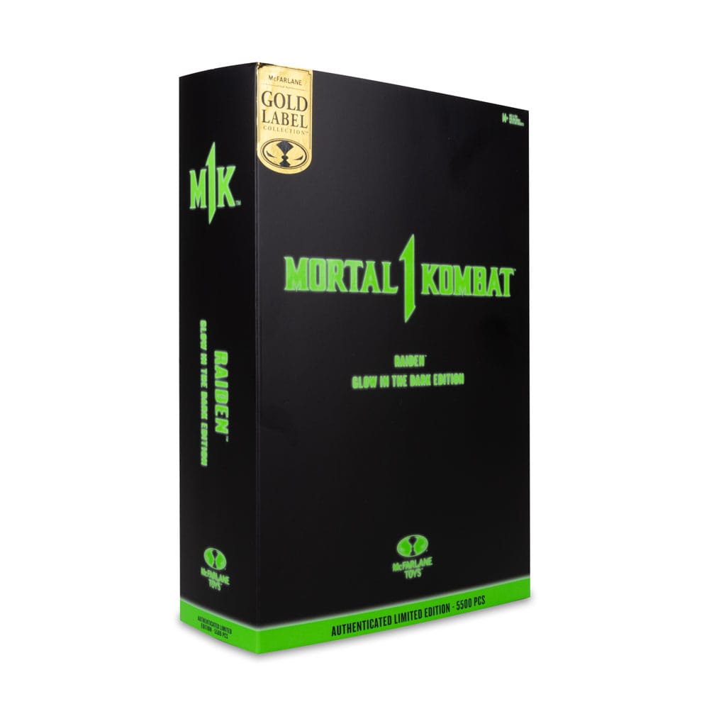 Mortal Kombat Action Figure Glow in the Dark Edition Raiden (Gold Label) 18 cm - Image 9