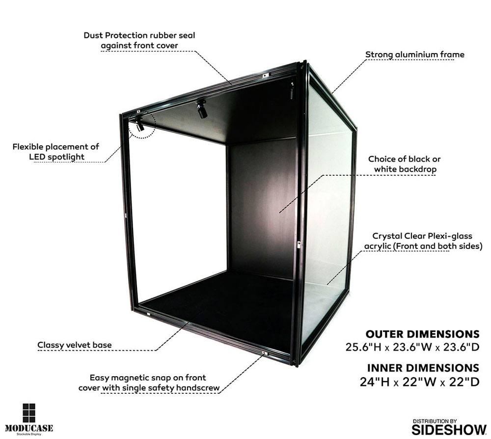 Moducase Acrylic Display Case with Lighting DF60 - Image 3