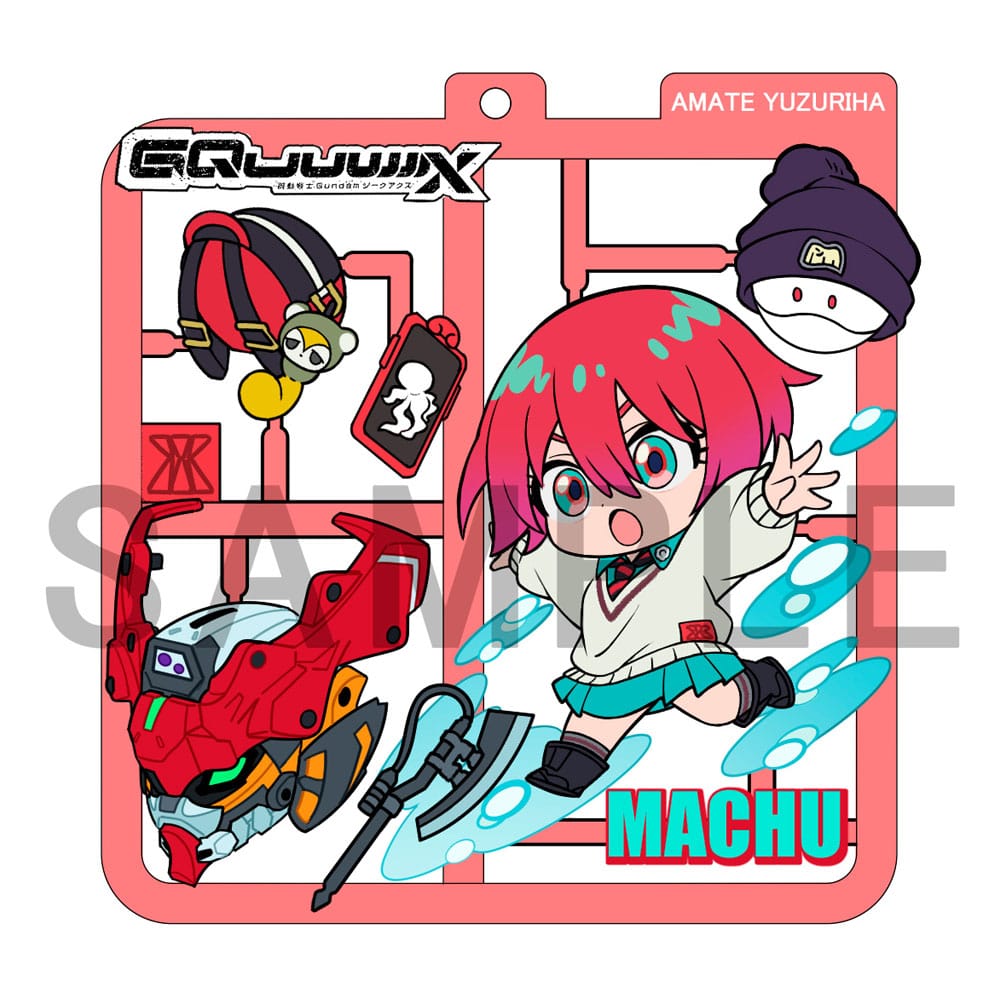 Mobile Suit Gundam GQuuuuuuX Plat Collection Keychain Assortment (4) - Image 2