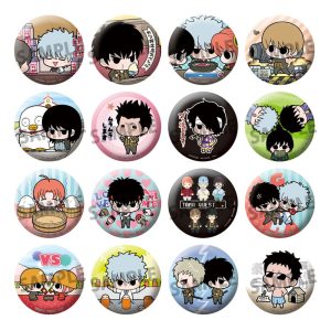 Gintama Enamel Pins Famous Scene Ver. 5 cm Assortment (16)