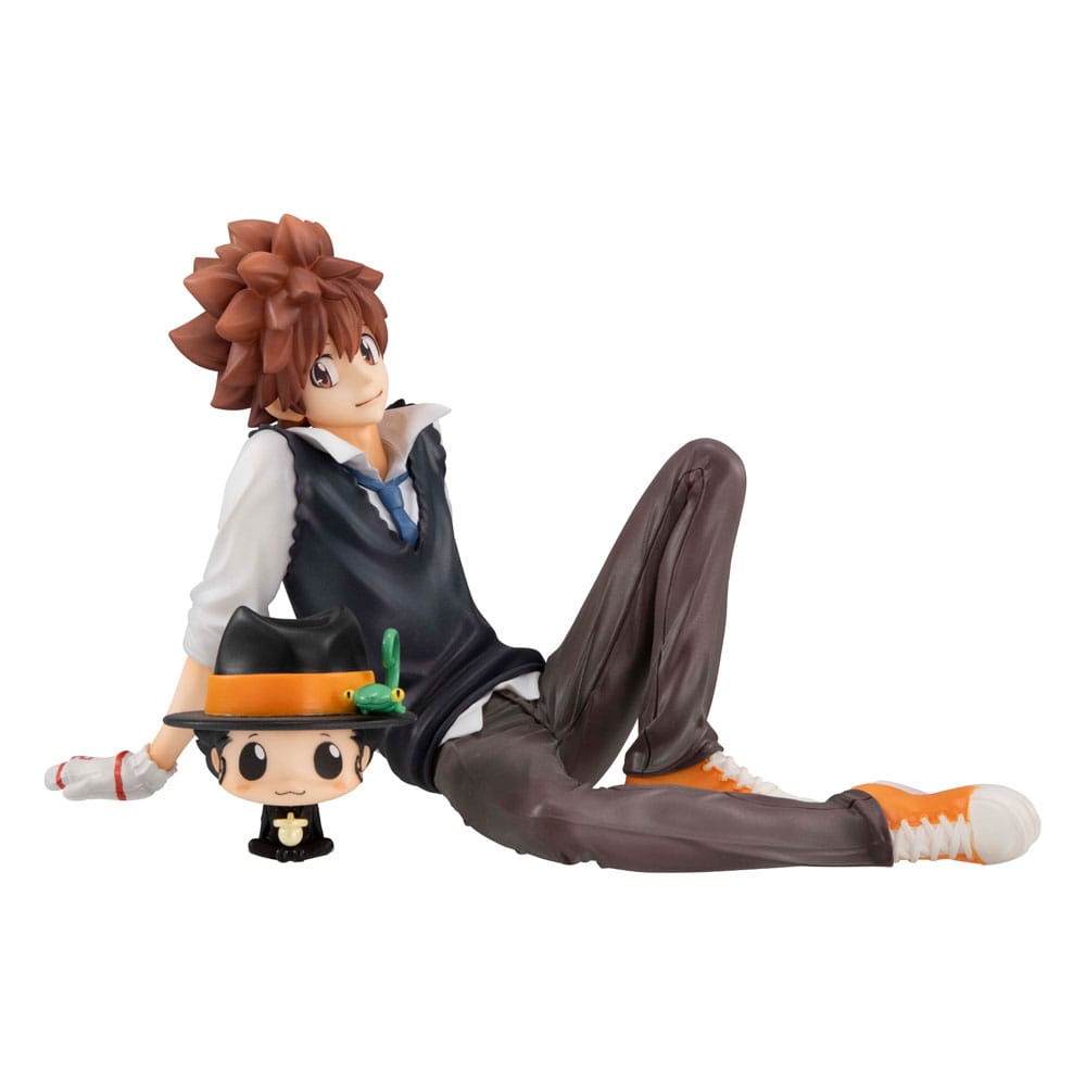 Katekyo Hitman Reborn! G.E.M. Series PVC Statue Tsuna & Reborn Palm Size 9 cm - Image 2
