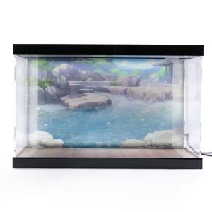 Azur Lane Acrylic Display Case with Lighting for figure Kashino Hot Springs Relaxation