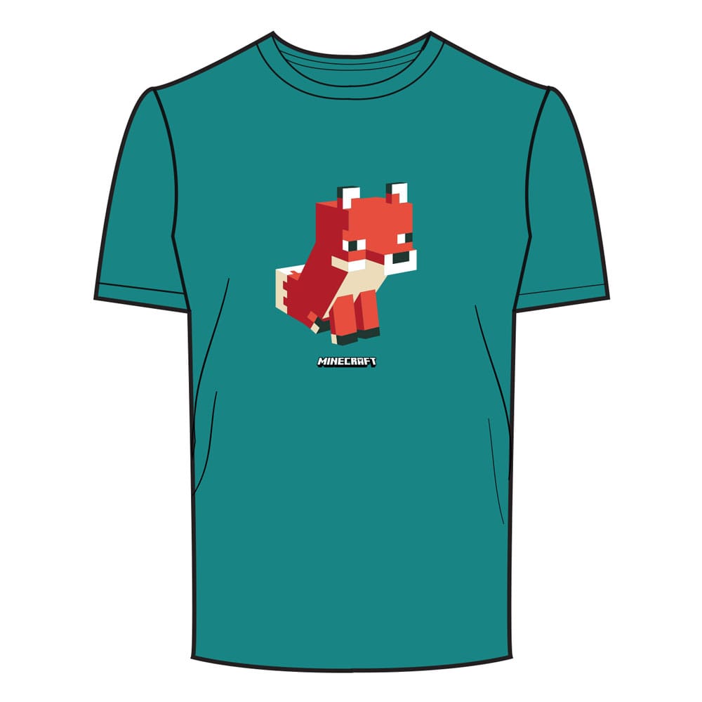 Minecraft T-Shirt Simple Fox Size S
