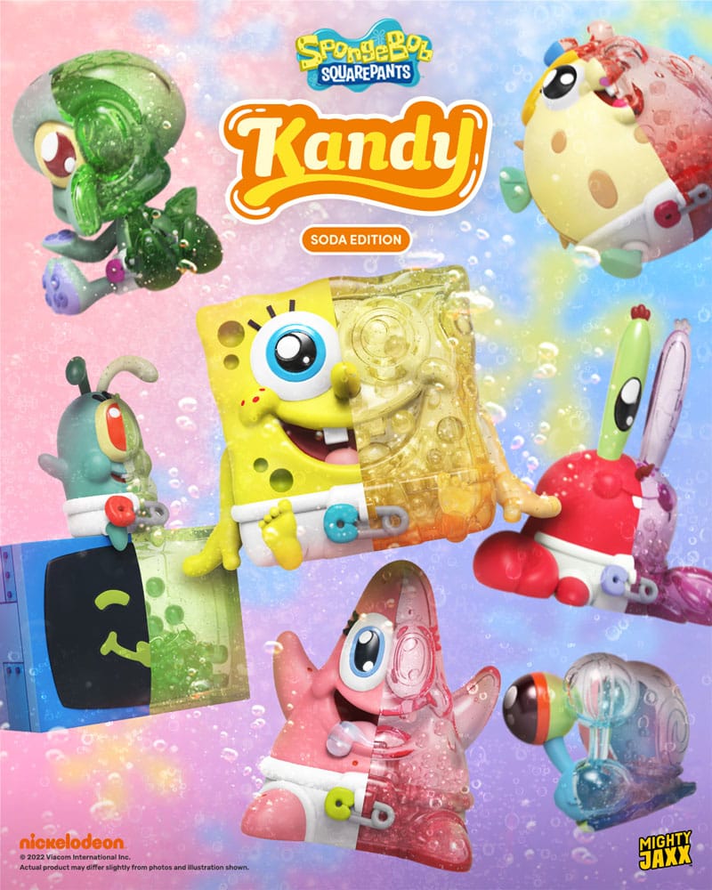 Spongebob Squarepants Blind Box Kandy x Jason Freeny Collection Spongebob (Soda Edition) Display (6) - Image 10