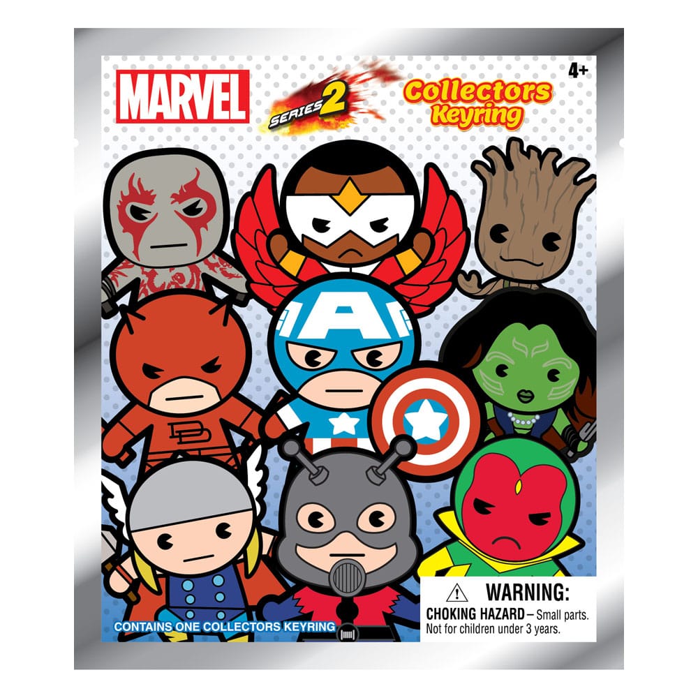 Marvel 3D PVC Bag Clips Series 2 Display (24) - Image 3