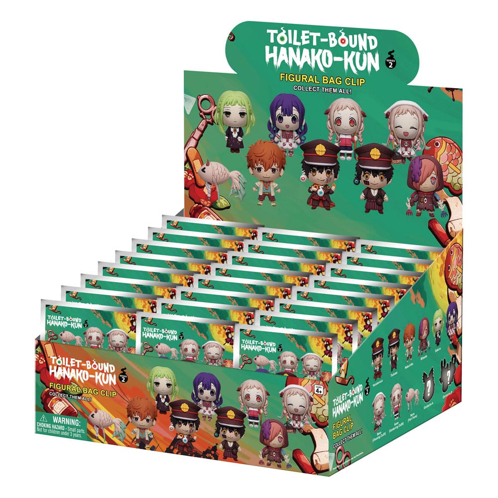 Toilet-Bound Hanako-kun 3D PVC Bag Clips Series 2 Display (24) - Image 3