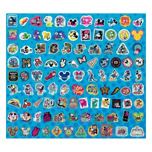 Mickey & Friends Sticker set 100 pieces Assortment (20)
