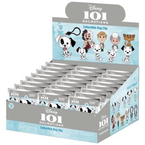 One Hundred and One Dalmatians 3D Foam Bag Clips Serie 72 Display (24)