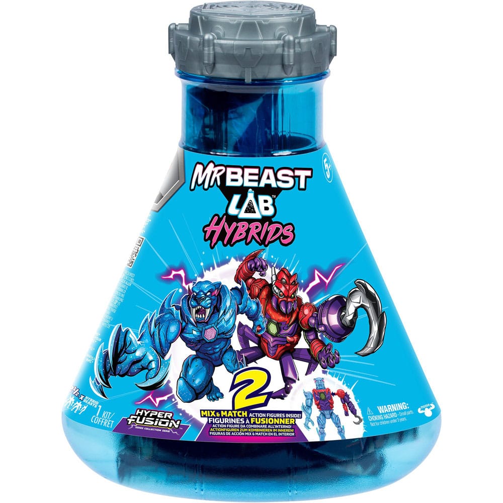 Mr. Beast Lab Hybrids Series 2 Mini Figuren 2er-Pack Spider vs Energy Panther 11 cm - Image 5