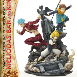 Seven Deadly Sins Concept Masterline Series Statue Meliodas, Ban and King Deluxe Version 55 cm