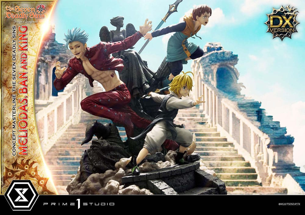 Seven Deadly Sins Concept Masterline Series Statue Meliodas, Ban and King Deluxe Version 55 cm - Image 4