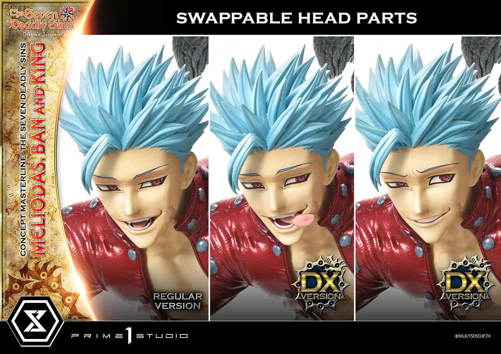 Seven Deadly Sins Concept Masterline Series Statue Meliodas, Ban and King Deluxe Version 55 cm - Image 7