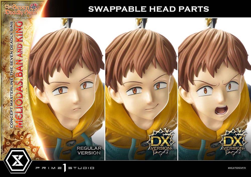 Seven Deadly Sins Concept Masterline Series Statue Meliodas, Ban and King Deluxe Version 55 cm - Image 8