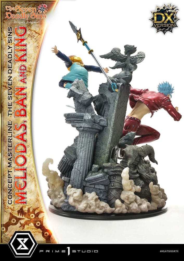 Seven Deadly Sins Concept Masterline Series Statue Meliodas, Ban and King Deluxe Version 55 cm - Image 9
