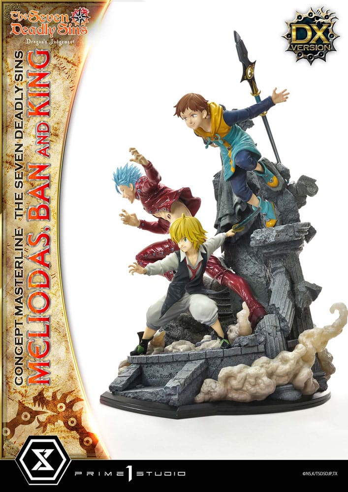 Seven Deadly Sins Concept Masterline Series Statue Meliodas, Ban and King Deluxe Version 55 cm - Image 10