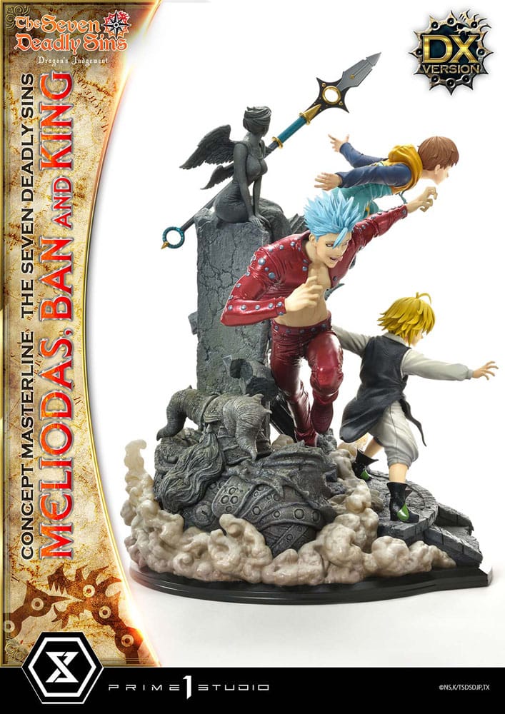 Seven Deadly Sins Concept Masterline Series Statue Meliodas, Ban and King Deluxe Version 55 cm - Image 11