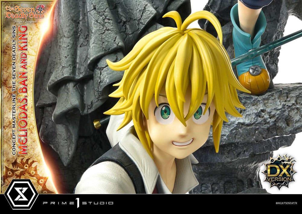 Seven Deadly Sins Concept Masterline Series Statue Meliodas, Ban and King Deluxe Version 55 cm - Image 12