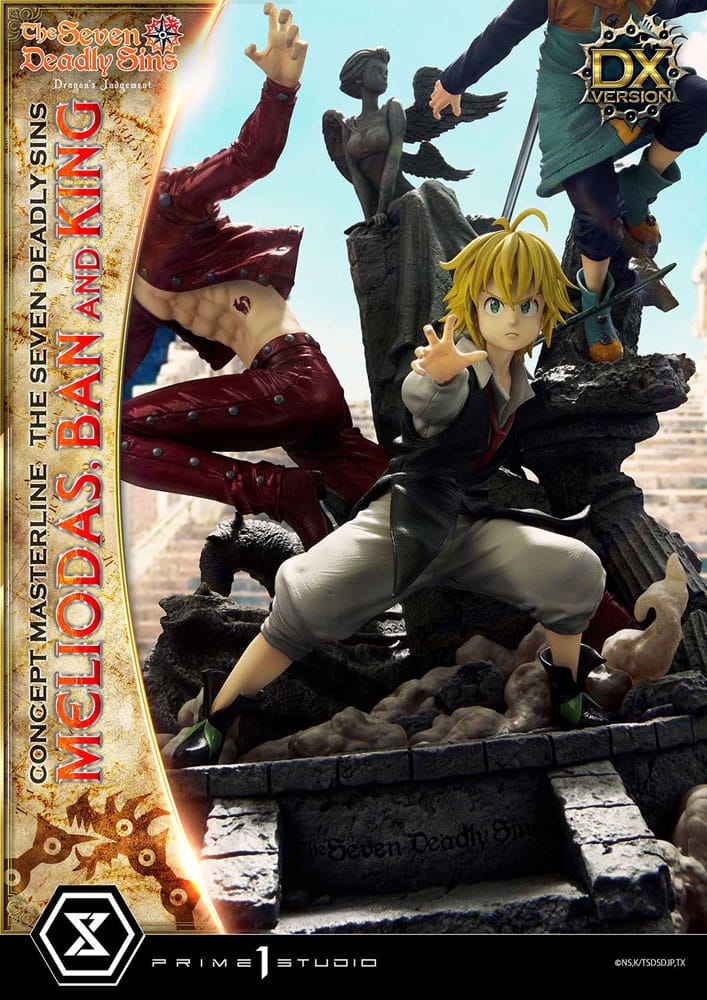 Seven Deadly Sins Concept Masterline Series Statue Meliodas, Ban and King Deluxe Version 55 cm - Image 20
