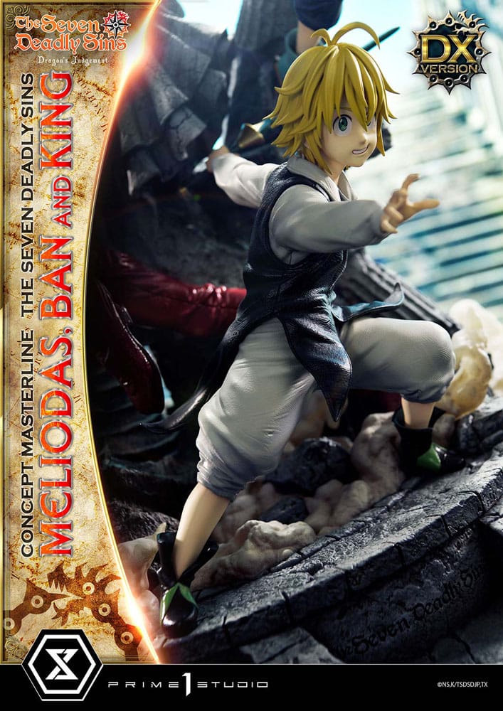 Seven Deadly Sins Concept Masterline Series Statue Meliodas, Ban and King Deluxe Version 55 cm - Image 21