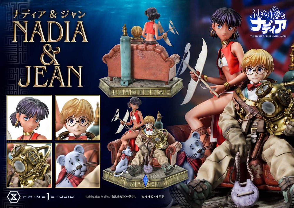 Nadia: The Secret of Blue Water Concept Masterline Series Statue 1/6 Nadia & Jean Bonus Ver. 35 cm - Image 3