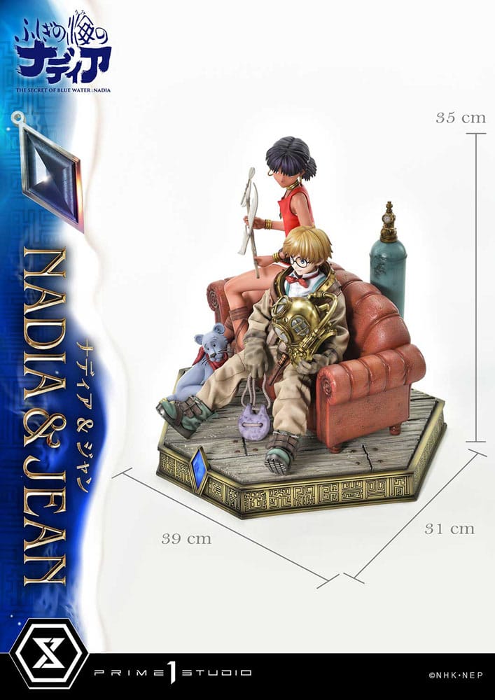Nadia: The Secret of Blue Water Concept Masterline Series Statue 1/6 Nadia & Jean Bonus Ver. 35 cm - Image 5