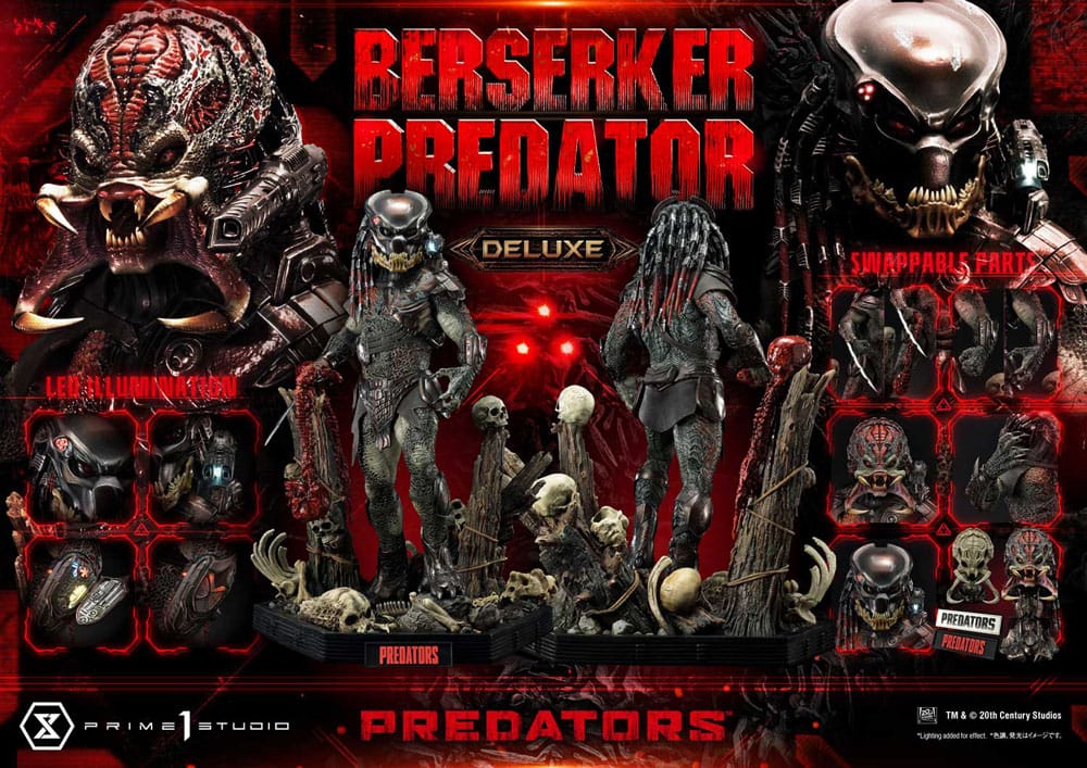 Predators Statue Berserker Predator Deluxe Bonus Version 100 cm - Image 5
