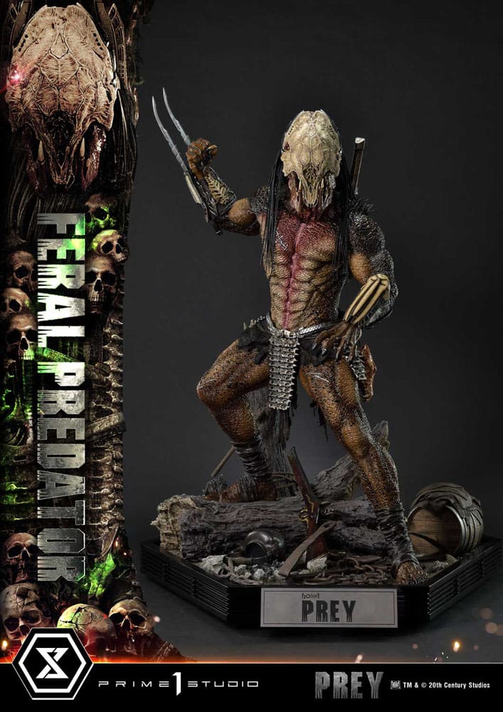 Prey (Movie) Museum Masterline Series Statue 1/3 Feral Predator 89 cm - Image 7