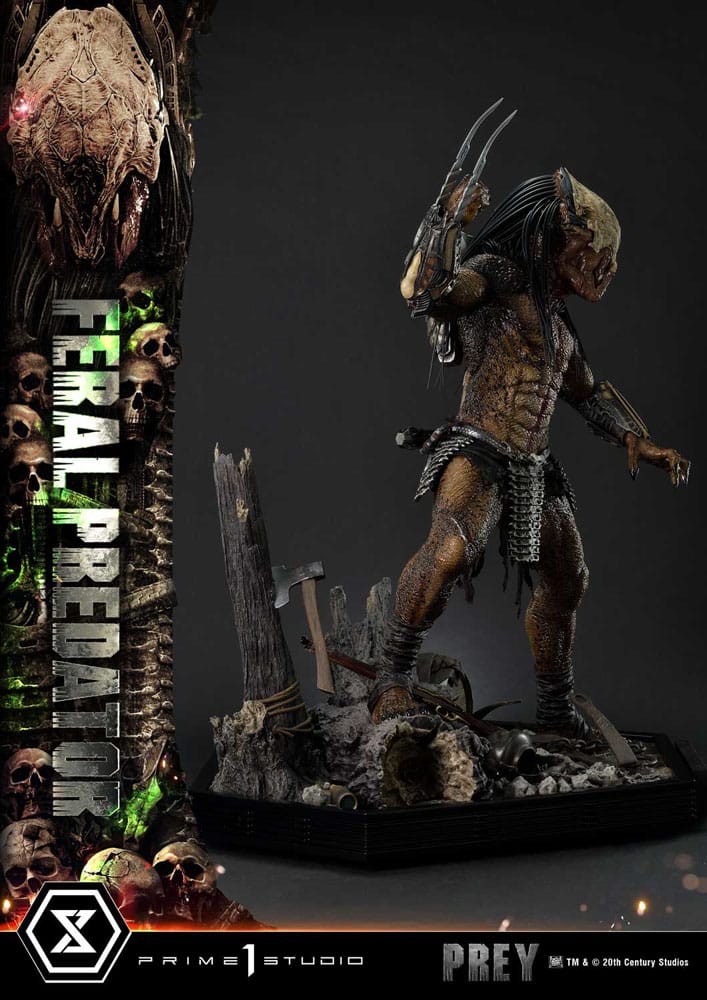 Prey (Movie) Museum Masterline Series Statue 1/3 Feral Predator 89 cm - Image 9